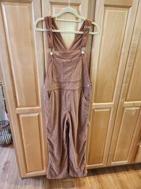 HYFVE Rust Brown Corduroy Women’s Overalls
